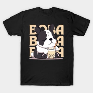 Boba Bubble Tea Dog T-Shirt